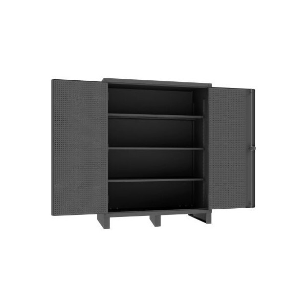 Heavy Duty Pegboard Cabinet 12-Gauge 60-3/16W x 30-1/16D x 78H